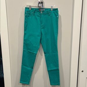 YMI Women's Teal Skinny Jeans